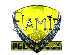 Sticker | flamie (Gold) | Krakow 2017