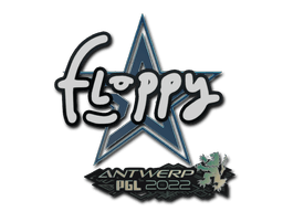 Sticker | floppy (Glitter) | Antwerp 2022