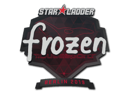 Sticker | frozen (Gold) | Berlin 2019