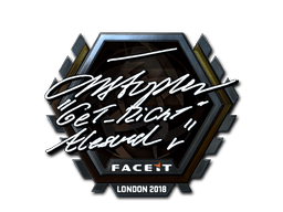 Sticker | GeT_RiGhT (Gold) | London 2018