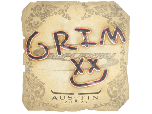 Sticker | Grim (Gold) | Austin 2025