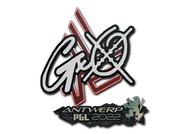 Sticker | gxx- (Gold) | Antwerp 2022