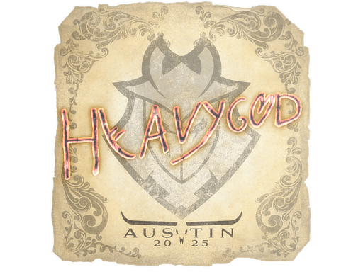 Sticker | Heavygod (Gold) | Austin 2025