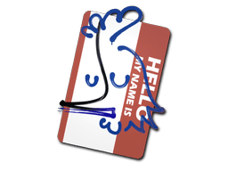 Sticker | Hello AK-47 (Gold)