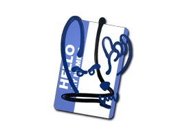 Sticker | Hello M4A4 (Gold)