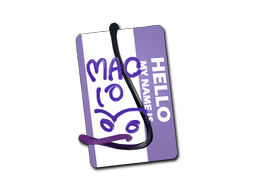 Sticker | Hello MAC-10 (Gold)