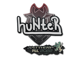Sticker | huNter (Gold) | Antwerp 2022
