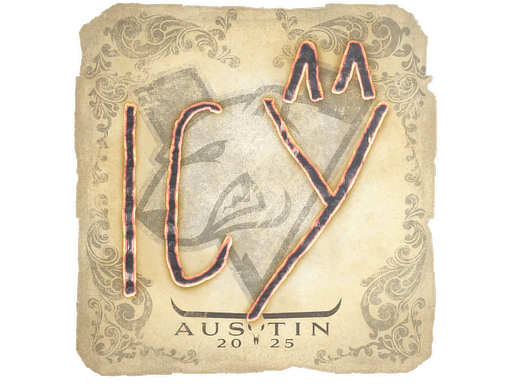 Sticker | ICY (Gold) | Austin 2025