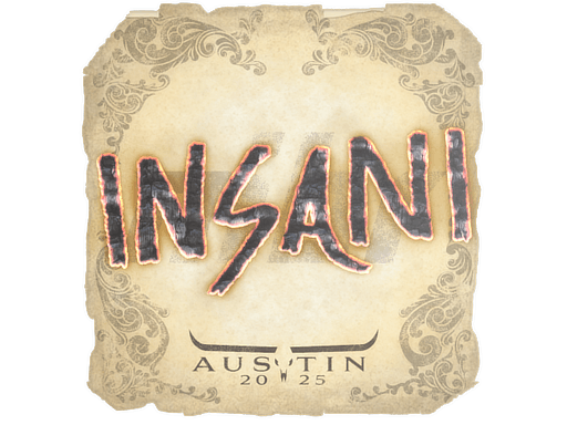 Sticker | insani (Holo) | Austin 2025