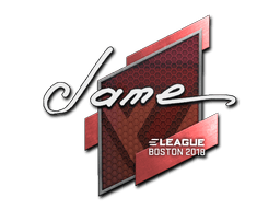 Sticker | Jame (Gold) | Boston 2018