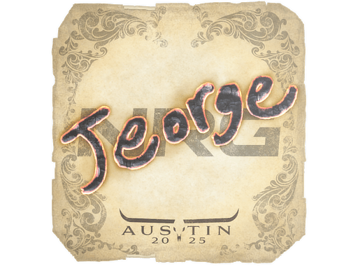Sticker | jeorge (Foil) | Austin 2025