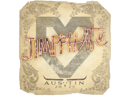 Sticker | Jimpphat (Gold) | Austin 2025