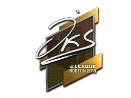 Sticker | jks (Gold) | Boston 2018