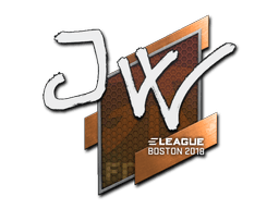 Sticker | JW (Gold) | Boston 2018
