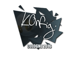 Sticker | k0nfig (Foil) | Cologne 2016