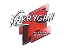 Sticker | karrigan (Gold) | Boston 2018