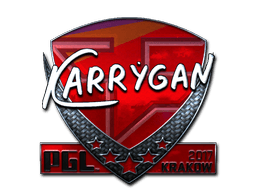 Sticker | karrigan (Gold) | Krakow 2017