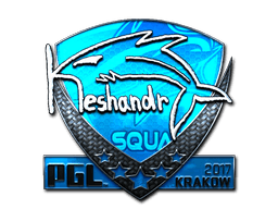 Sticker | keshandr (Gold) | Krakow 2017
