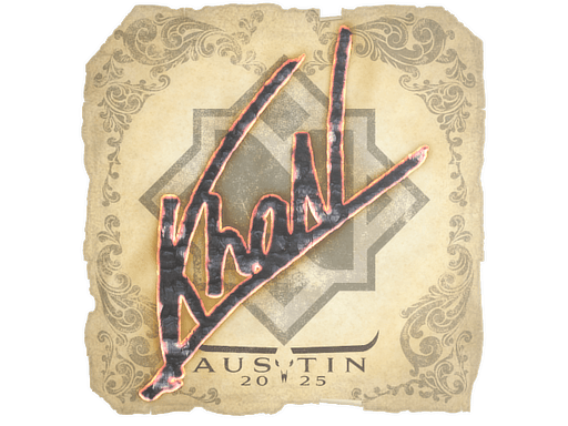 Sticker | khaN (Holo) | Austin 2025