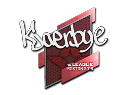 Sticker | Kjaerbye (Foil) | Boston 2018