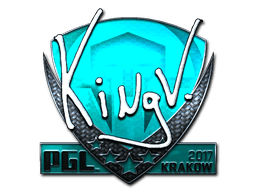 Sticker | kNgV- (Gold) | Krakow 2017