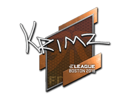Sticker | KRIMZ (Gold) | Boston 2018