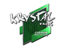 Sticker | kRYSTAL (Gold) | Boston 2018