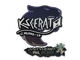 Sticker | KSCERATO (Gold) | Antwerp 2022