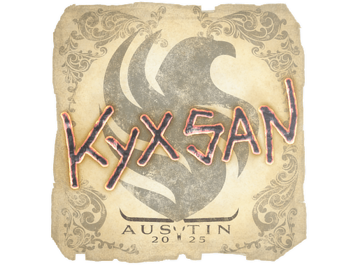 Sticker | kyxsan (Gold) | Austin 2025