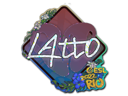 Sticker | latto (Gold) | Rio 2022