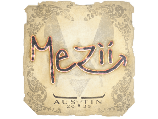 Sticker | mezii (Foil) | Austin 2025