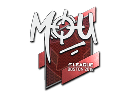 Sticker | mou (Foil) | Boston 2018