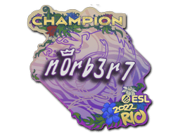 Sticker | n0rb3r7 (Holo) | Rio 2022
