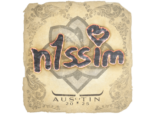 Sticker | n1ssim (Foil) | Austin 2025