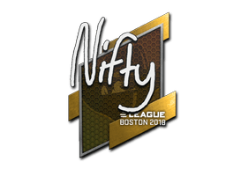 Sticker | Nifty (Foil) | Boston 2018