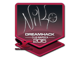 Sticker | NiKo (Foil) | Cluj-Napoca 2015
