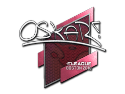 Sticker | oskar (Gold) | Boston 2018