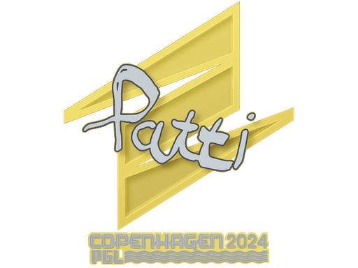 Sticker | Patti (Gold) | Copenhagen 2024