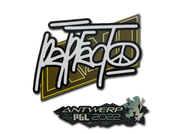 Sticker | Perfecto (Glitter) | Antwerp 2022