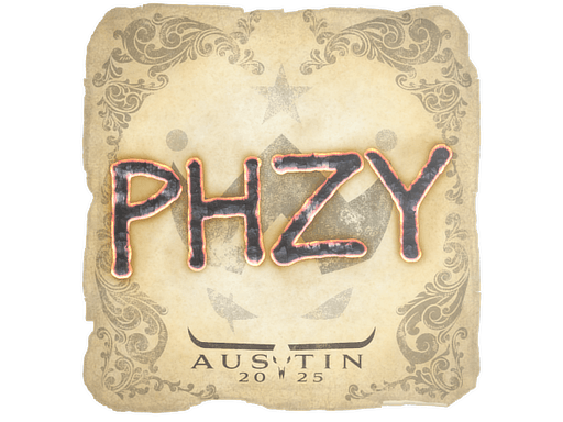Sticker | phzy (Foil) | Austin 2025