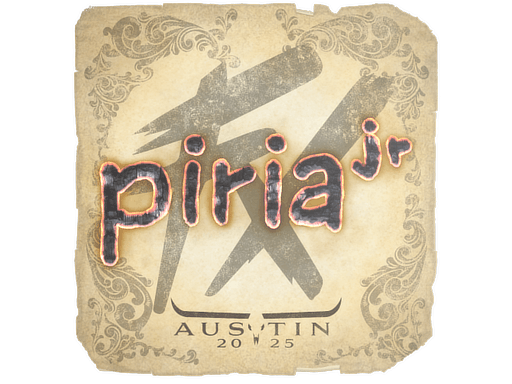 Sticker | piriajr (Foil) | Austin 2025