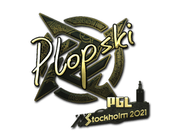 Sticker | Plopski (Holo) | Stockholm 2021
