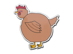 Sticker | Poorly Drawn Chicken (Holo)
