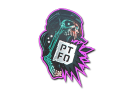 Sticker | PTFO (Holo)