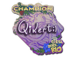 Sticker | qikert (Gold, Champion) | Rio 2022