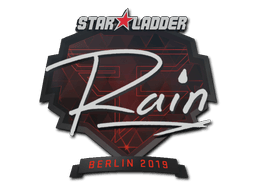 Sticker | rain (Gold) | Berlin 2019