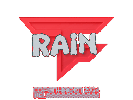 Sticker | rain (Glitter) | Copenhagen 2024