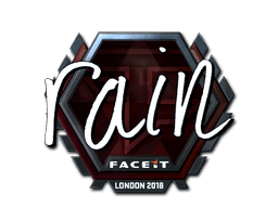 Sticker | rain | London 2018