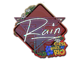 Sticker | rain (Holo) | Rio 2022