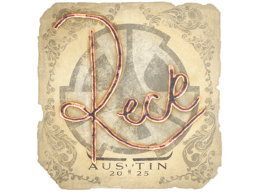 Sticker | reck (Foil) | Austin 2025
